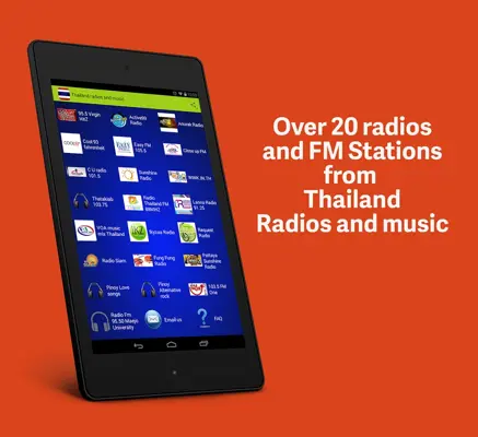 Thailand radios and music android App screenshot 2