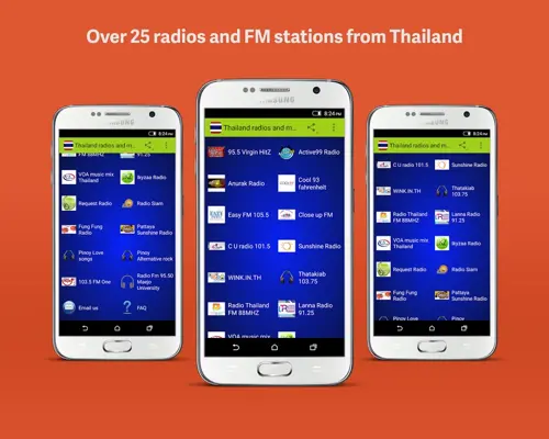 Thailand radios and music android App screenshot 5